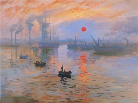 Impression Sunrise - Monet - oil painting reproduction - China Oil Painting Gallery