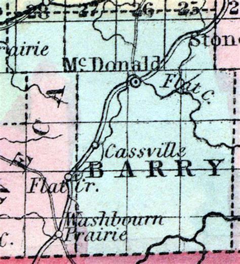 Barry County, Missouri, 1857 | House Divided