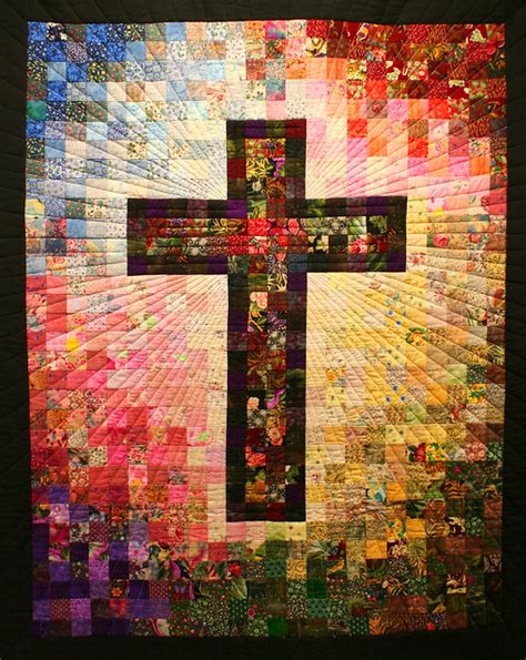 Cross Quilt at San Rafael's | This quilt hangs in the entry … | Flickr ...