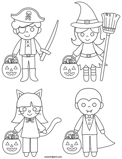 Diy Halloween Costumes For Kids Coloring Pages Lois M - vrogue.co