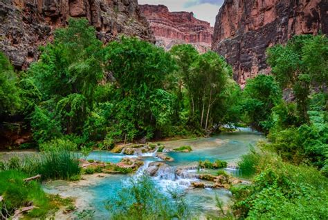 How To Get To Legendary Waterfalls Along Havasu Creek | Arizona