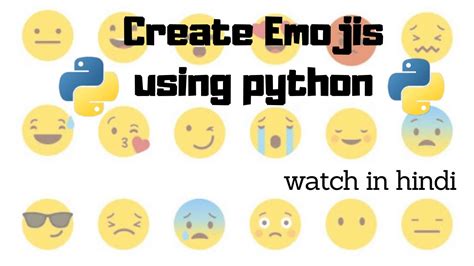 How to create emoji using python - YouTube