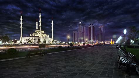 1080x2340 Resolution grozny, chechnya, mosque 1080x2340 Resolution Wallpaper - Wallpapers Den