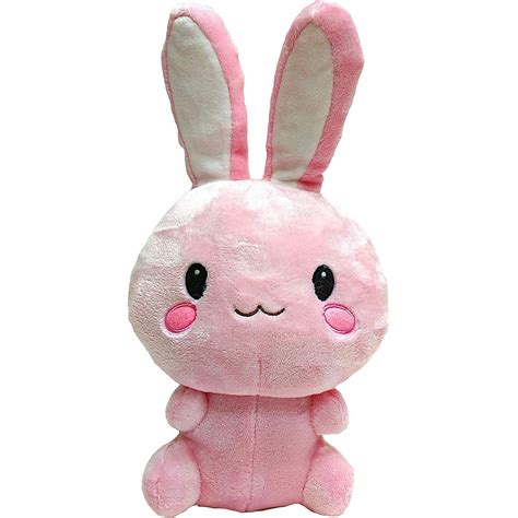 HollyDel Easter Favors & Basket Stuffers For Easter celebration! Kawaii Pink Bunny Plush ...