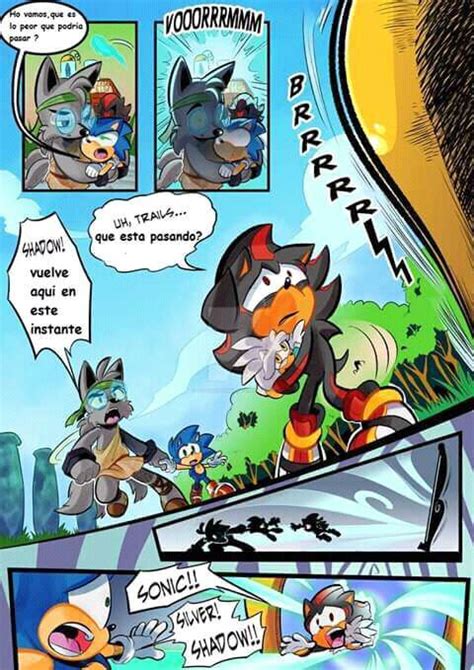 Comic de Sonic,Shadow y Silver :3 | Sonic the Hedgehog Español Amino