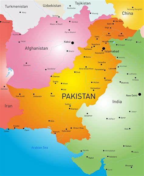 Pakistan Maps Facts Pakistan Map Geography Map Physical Map | Sexiz Pix