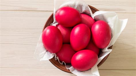 The Symbolic Reason Eggs Are Dyed Red For Greek Easter