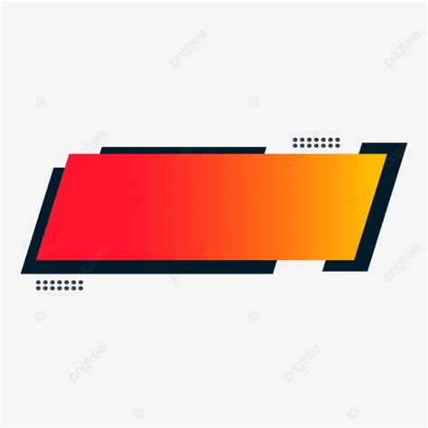 Text Gradient Vector Hd Images, Gradient Text Box Banner Template Png ...