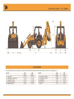 Backhoe Loaders JCB Specifications Machine.Market