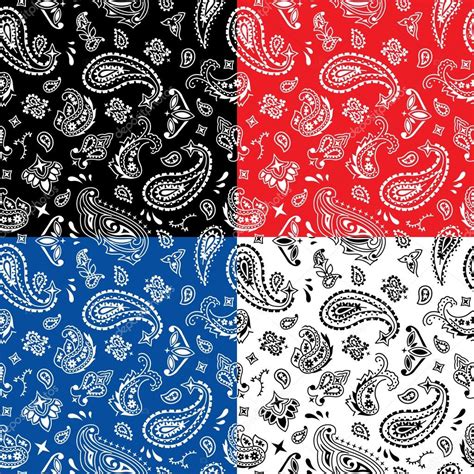 Bandana Seamless Pattern — Stock Vector © Malchev #100997180