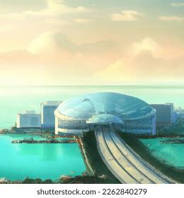 「State Art Convention Center By Beach」のAI生成画像、2262840279 | Shutterstock