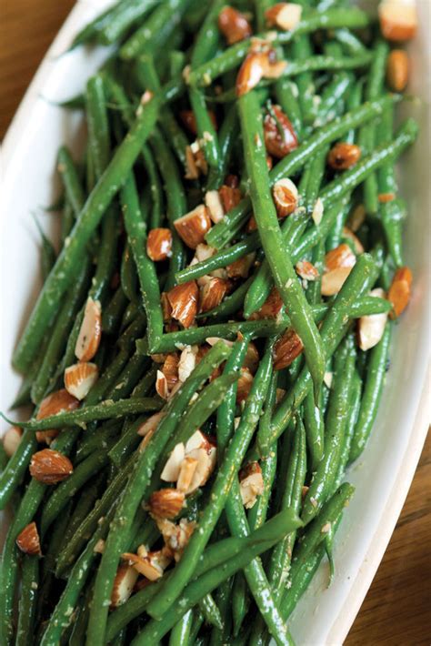 Green beans with buttered almonds recipe - Food and Home Entertaining