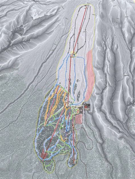 Timberline Resort | Trail maps, Ski area, Timberline