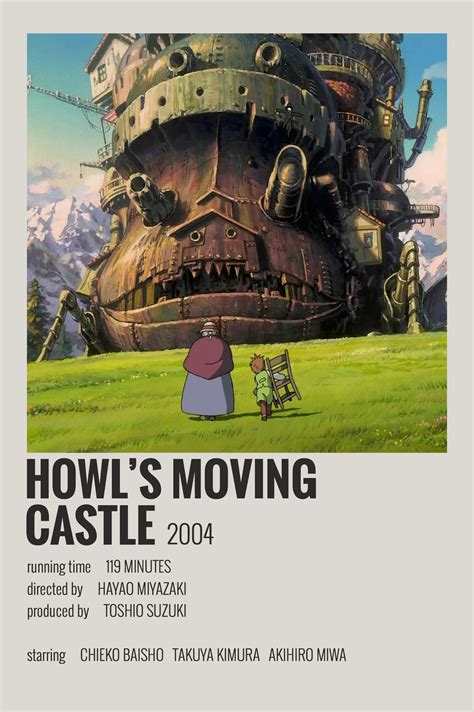 Howl’s Moving Castle by Maja | Film posters minimalist, Movie posters ...