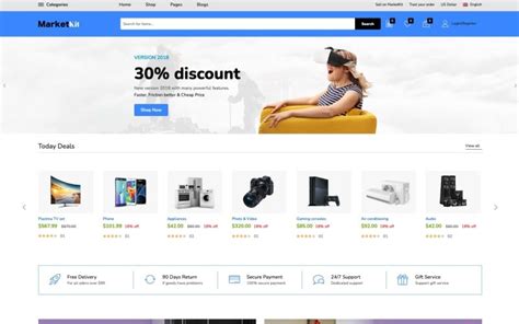 Marketkit - Multipurpose Ecommerce HTML Website Template