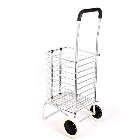 China Aluminum Shopping Cart with Swivel Wheels Suppliers ...