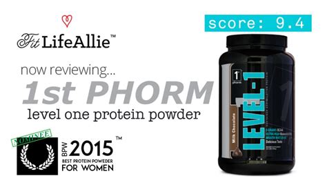 1st Phorm Level-1 Protein Review: Two Thumbs Up From Allie!