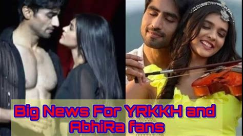 Big news for YRKKH And AbhiRa fan's - YouTube