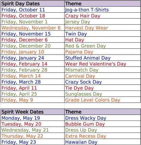 Cottonwood Plains Elementary | School spirit days, School spirit week, Spirit day ideas