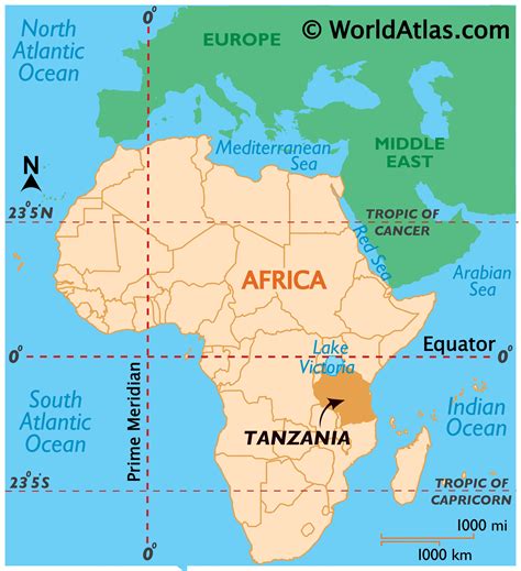 Geography of Tanzania, Landforms - World Atlas