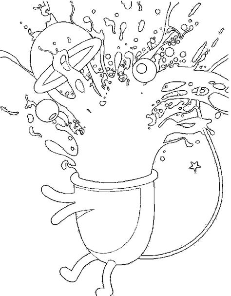 Coloring page Dumb ways to die : take your helmet off in outer space 7