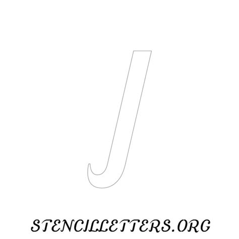 2 Inch Free Printable Individual 144 Cursive Uppercase Letter Stencils ...