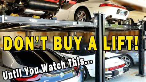 WATCH Before you BUY A LIFT!! Garage Four-Post LIFT UPDATE - YouTube