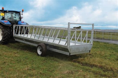 Cattle Feed Trailer | Portable Cattle Feeding | IAE Agriculture