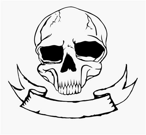 Clip Art Skeleton Nose - Skull Nose Drawing , Free Transparent Clipart - ClipartKey