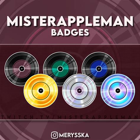 Twitch Badges by Meryska on DeviantArt