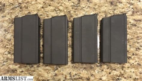 ARMSLIST - For Sale: 4x Springfield Armory OEM M1A 20 round magazines 7.62 NATO 308 Winchester