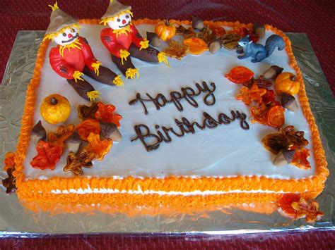 Fall Birthday Cake Fall Birthday Cakes, Fall Birthday Parties, Themed Birthday Cakes, 50th ...