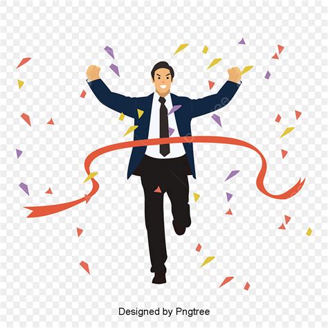 Success Cartoon Vector Hd Images, Cartoon Character Success Material, Cartoon, Hand Painted ...