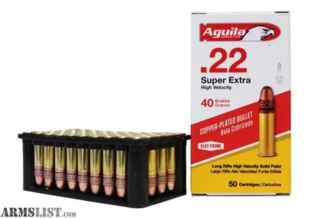 ARMSLIST - For Sale: 22 LR AMMO-AGUILA