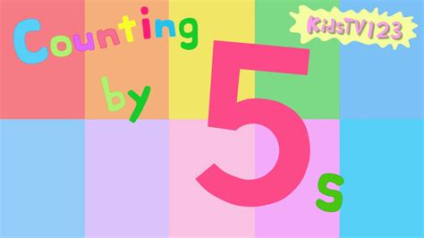 Counting by 5s - YouTube