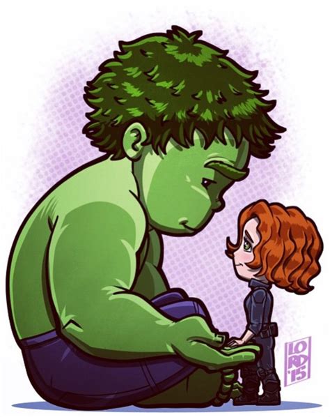 The Hulk & Black Widow | Avengers cartoon, Hulk art, Lord mesa art