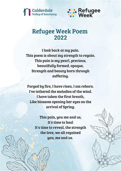 Refugee Week Collaborative Poem 2022 - Calderdale Valley of Sanctuary