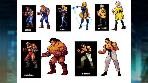 Gallery: Take A Look At The Streets Of Rage 4 Characters That Didn't Make The Cut - Nintendo Life