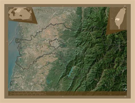 Chiayi, Taiwan. Low-res Satellite. Capital Stock Illustration - Illustration of shape, nature ...