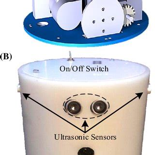 a Robot chassis design and b the final look of the robot | Download ...