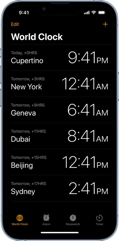 See the time in cities worldwide on iPhone - Apple Support (VN)