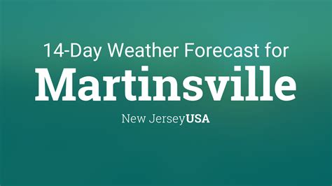 Martinsville, New Jersey, USA 14 day weather forecast