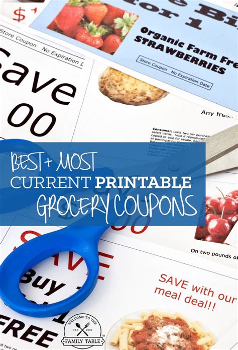 the best and most current printable grocery coupons are on sale here in stores