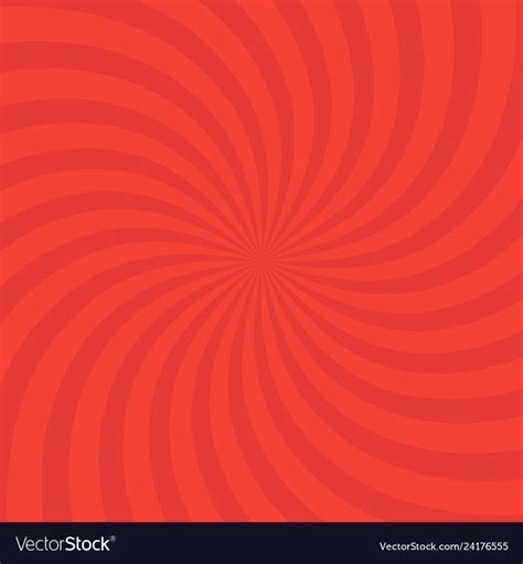 Swirling radial bright red pattern background Vector Image