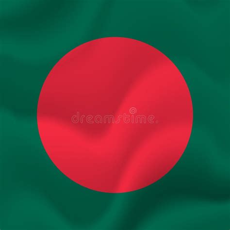 Bangladesh Waving Flag. Vector. Stock Illustration - Illustration of ...