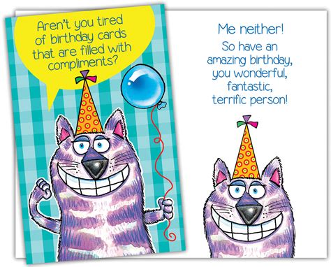 94136 Six Funny Birthday General Greeting Cards With Six Envelopes For $1.80 - Stockwell Greetings