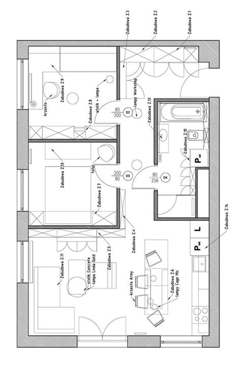 Comfy 60 Square Meter Apartment in Gdańsk | Small apartment plans, Small floor plans, Apartment ...