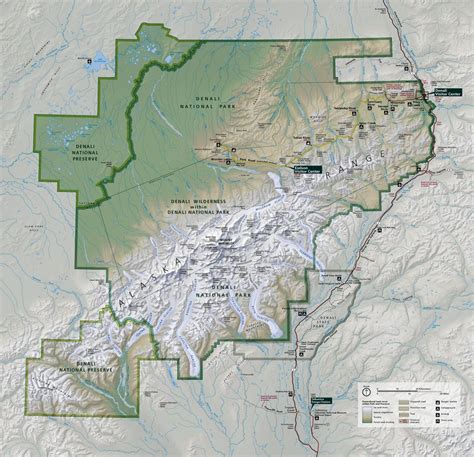 Map of Denali - Park JunkiePark Junkie