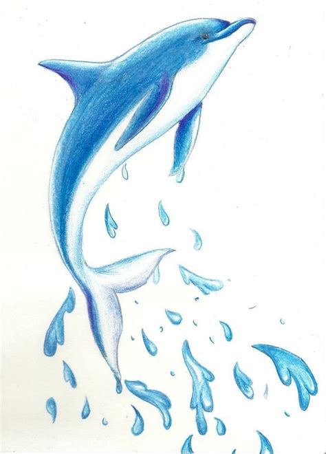 💧🐬💦 | Dolphin drawing, Dolphin art, Dolphin painting