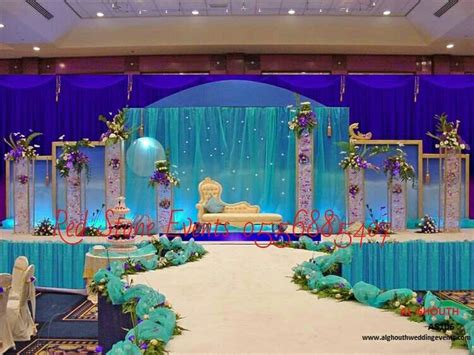 Arabic wedding stage decoration | Wedding stage decorations, Indian wedding decorations, Wedding ...